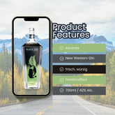 Product Features Black Fox Cucumber Dry Gin